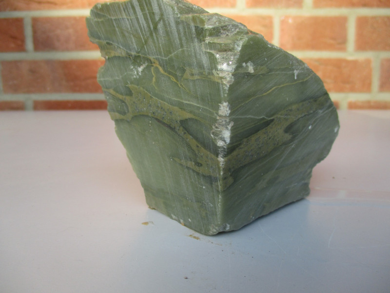 Speckstein, Brasilien, grün, 1 kg